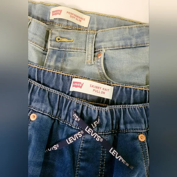 *Sold* Levi's Jeans Lot of 2 Bundle Levi 511 Skinny Slim Pull On 28 30 NEW TAGS - Picture 4 of 13